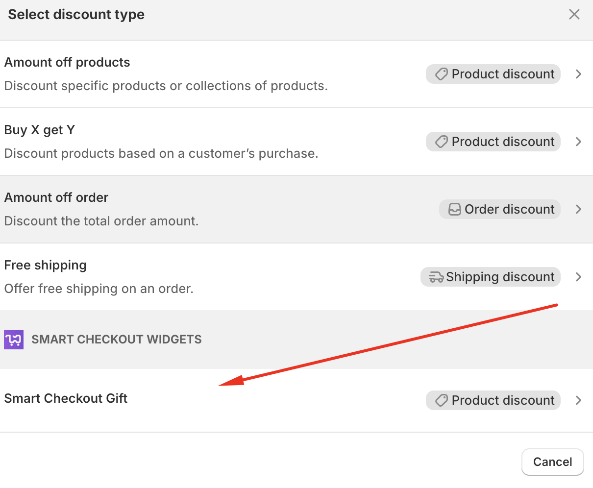 Gifts with discount code- Checkout Shopify Plus